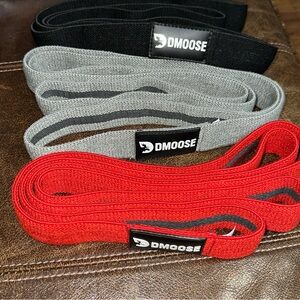 DMoose Fitness Fabric Resistance Bands for Working Long (Pack of 3) V2